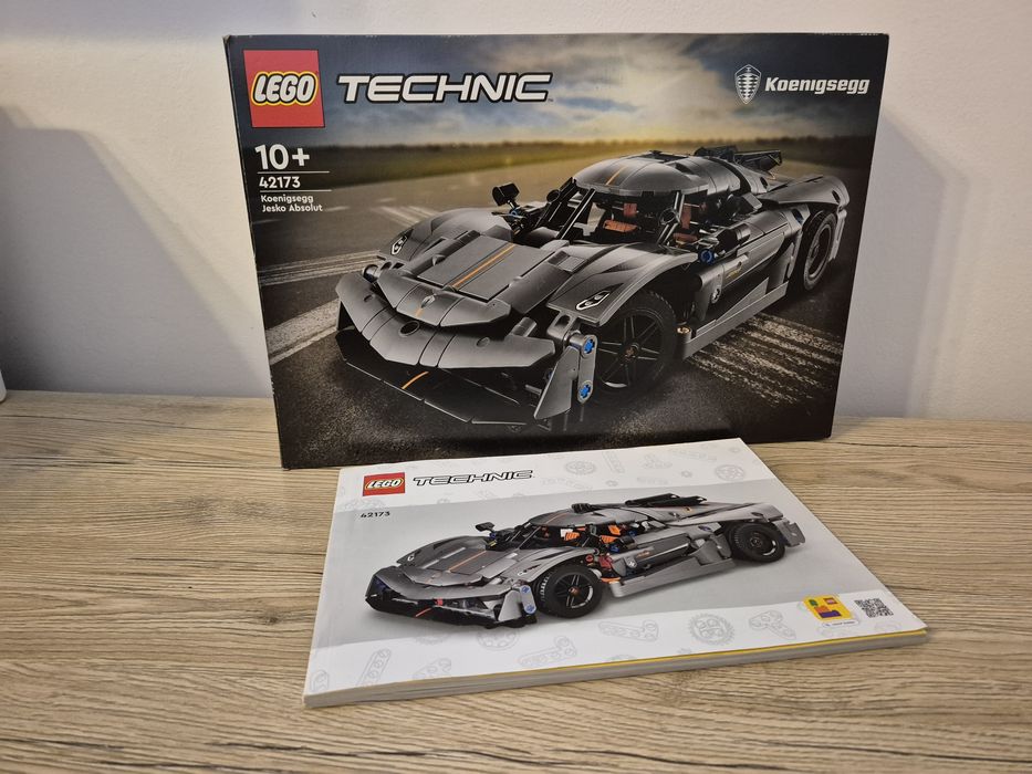 LEGO 42173 Technic:Hipermasina Koenigsegg Jesko Absolut gri,10 ani+801