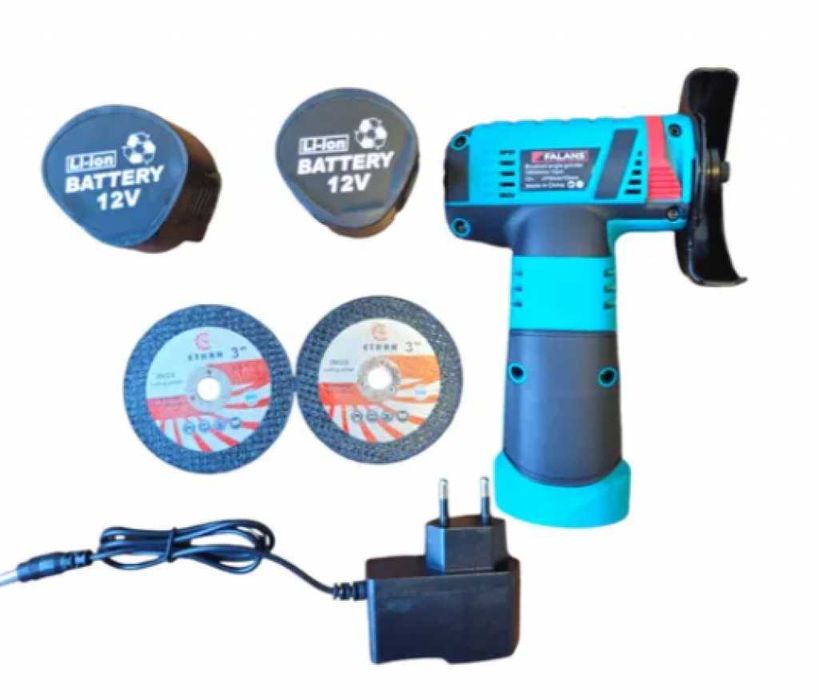 ПРОМО ЦЕНА Акумулаторен ъглошлайф 12V