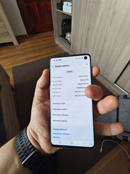 Telefon Samsung s10 - stare foarte buna