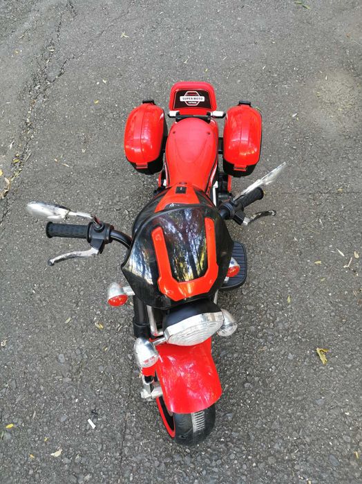 Червен акумулаторен мотор Motocross 1200CR 12V