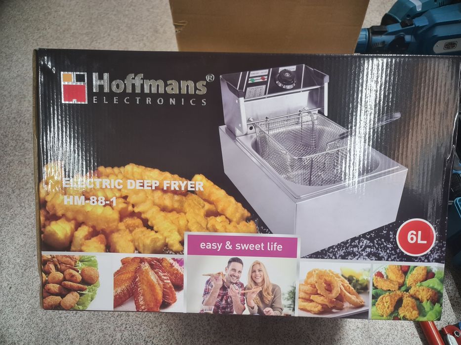 Friteuza electrica Hoffmans de 6 litri