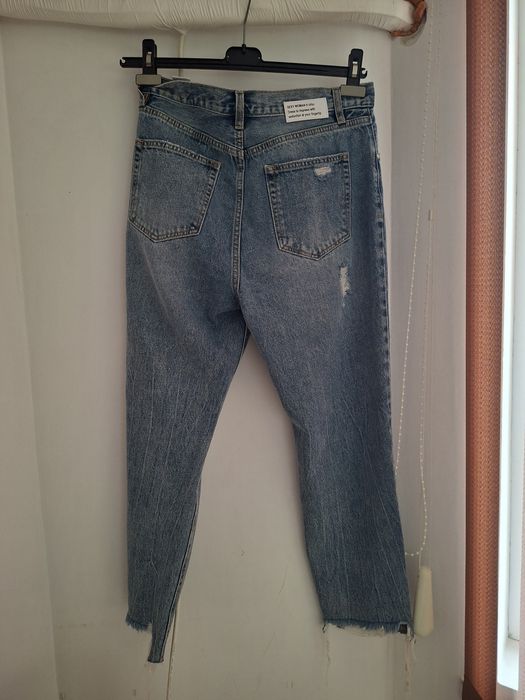 Дамски дънки. Сини