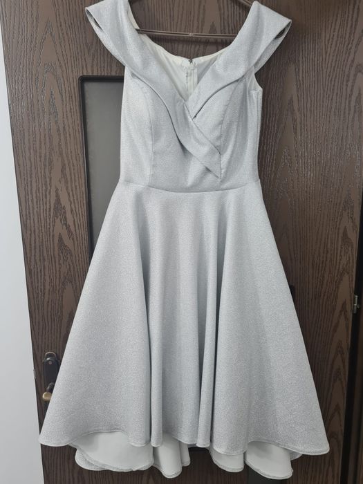 Rochie ocazie argintie