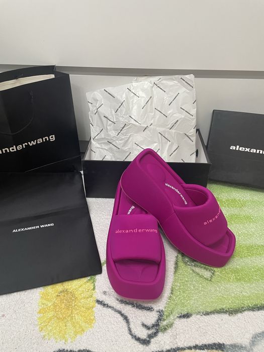 Шлепки Alexander wang оригинал!