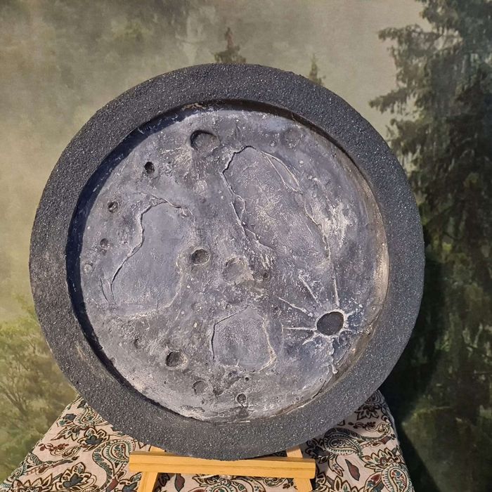 Vand lampa luna,decoratiune  3D, handmade  cu sistem de iluminat