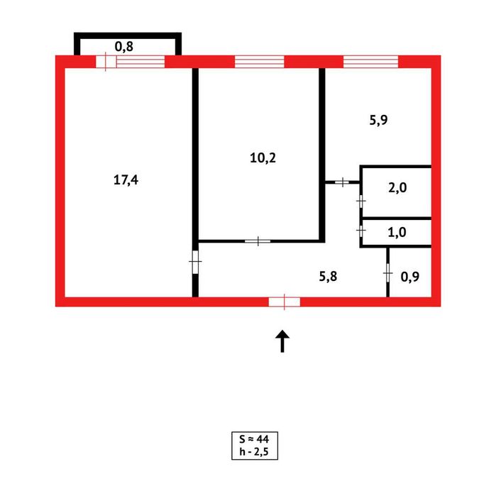 Продам 2х ком кв, 3мкр, Ипотека, нал