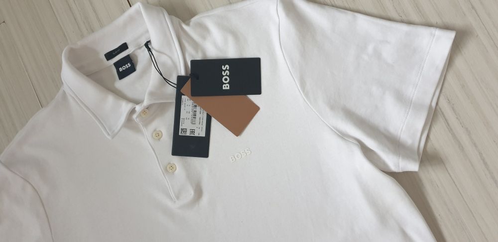 Hugo Boss Pima Cotton Soft Touch Slim Fit XL НОВО ОРИГИНАЛ Мъж Тениска