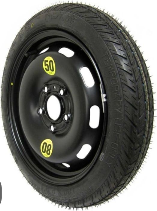 Roată rezervă slim 5x114.3 Hyundai Kia Mazda Toyota Renault Nissan