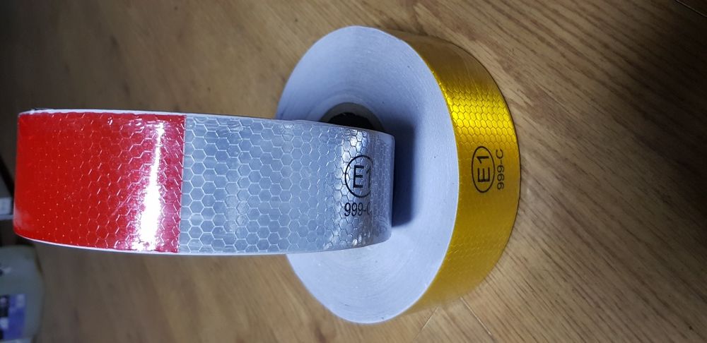 Banda reflectorizanta galbena camion,tir