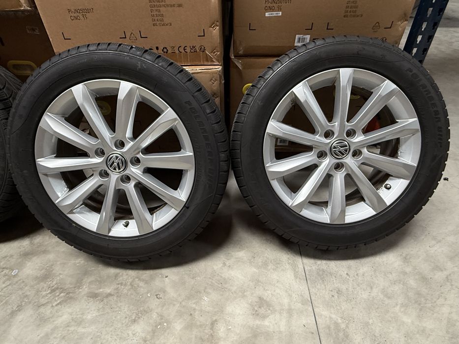 Jante/Roti Volkswagen Passat B8 cu anvelope 215 55 17