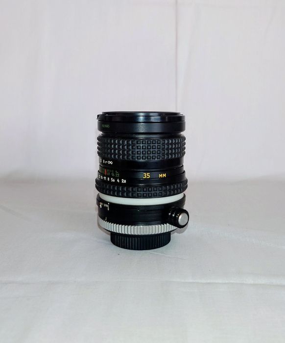 Obiectiv PCS Arsat 35mm f2.8 montura M42 - shift 10mm rotire 360 grade