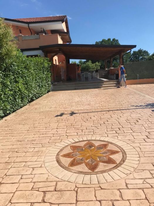 Beton amprentat simplu maturat