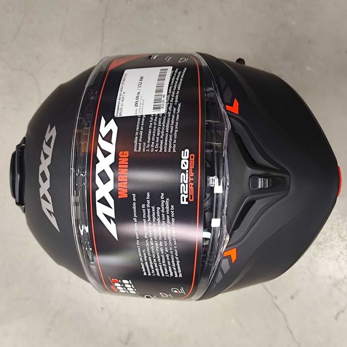Отваряема каска AXXIS Storm S SV  Solid А1 МАТТ - 83135
