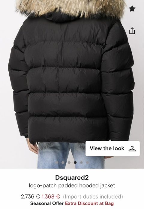 Мъжко оригинално яке dsquared2