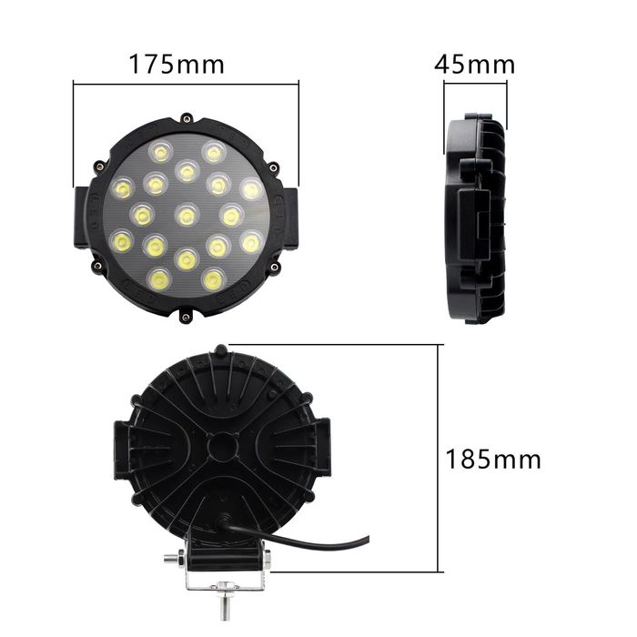 Комплект 2 БРОЯ LED диодни фарове LED диодни халогени за Offroad офроу