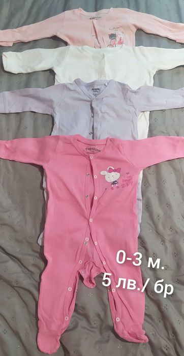 бебешки дрехи за момиче 0-3