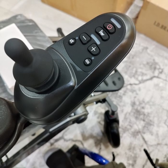 Нова електрическа инвалидна количка до 150кг сгъваема