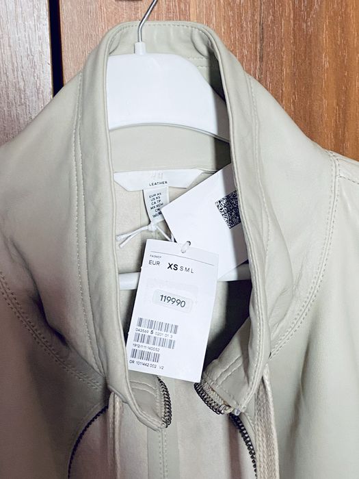 Женская кожаная куртка H&M