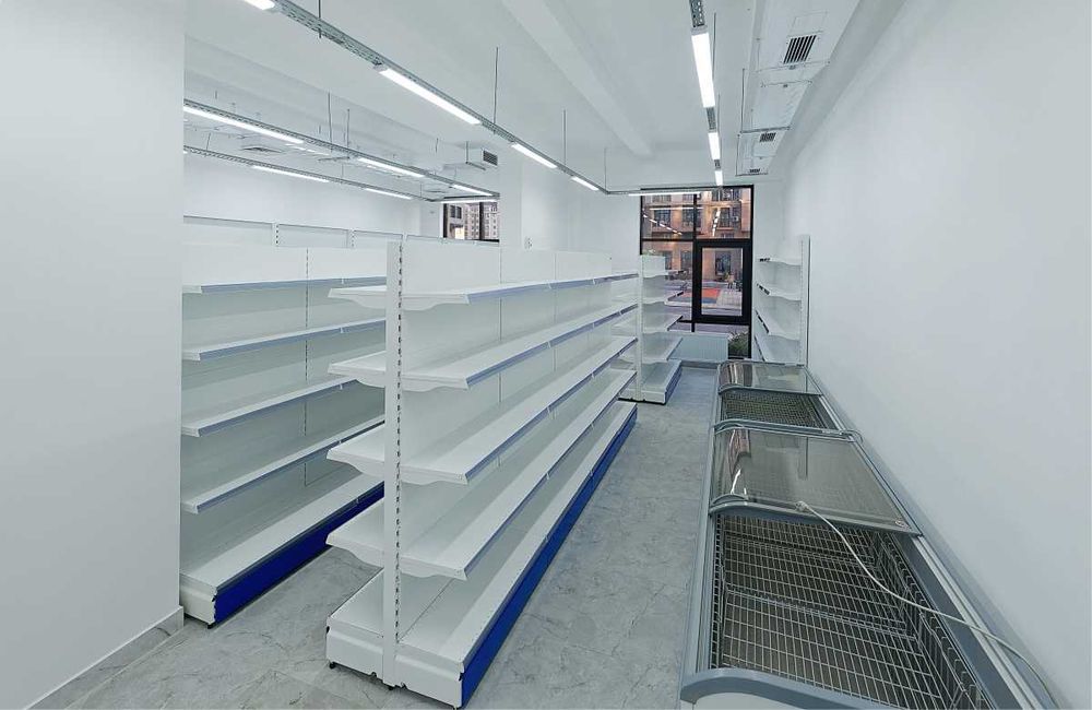 Стеллаж металлический сборный, полка стеллаж, полка металлическая aets