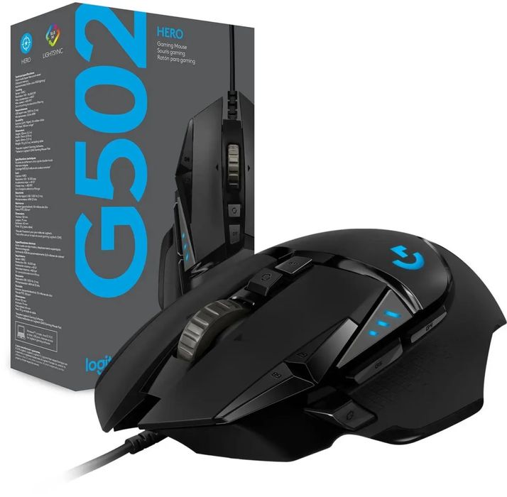 Мышь проводная Logitech G502 Hero
