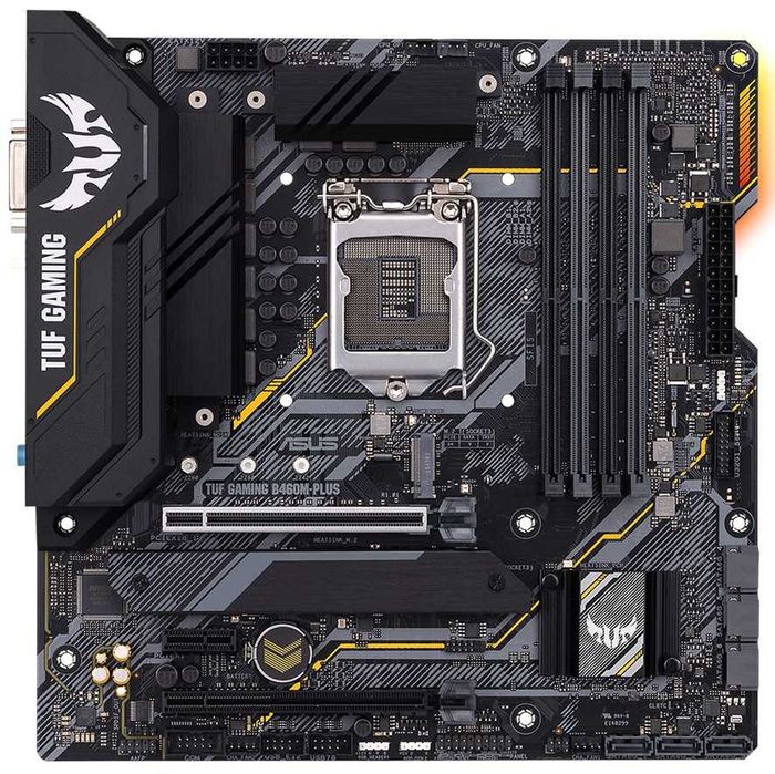 Дъно Дънна платка ASUS GAMING B460M-PLUS 1200 Aura Sync RGB DDR4 до 64GB