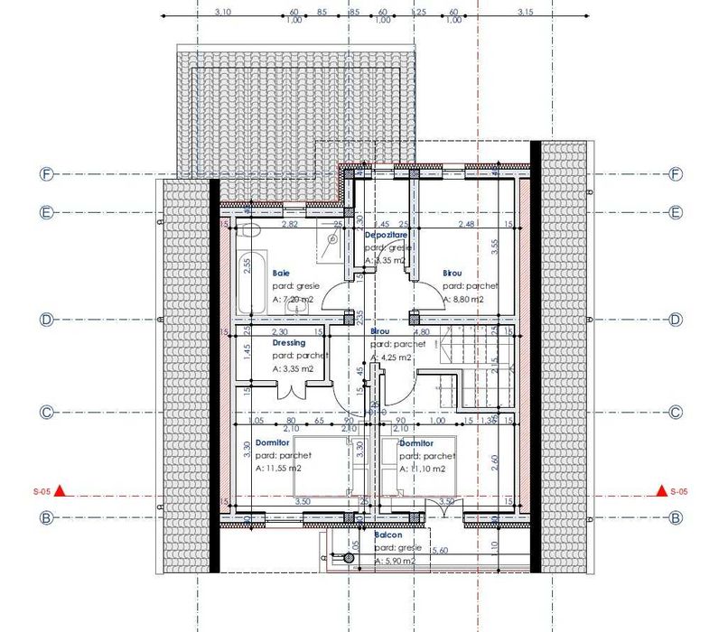 Casă P+M cu 4 Dormitoare, Curte Generoasă 630 mp, Breazu