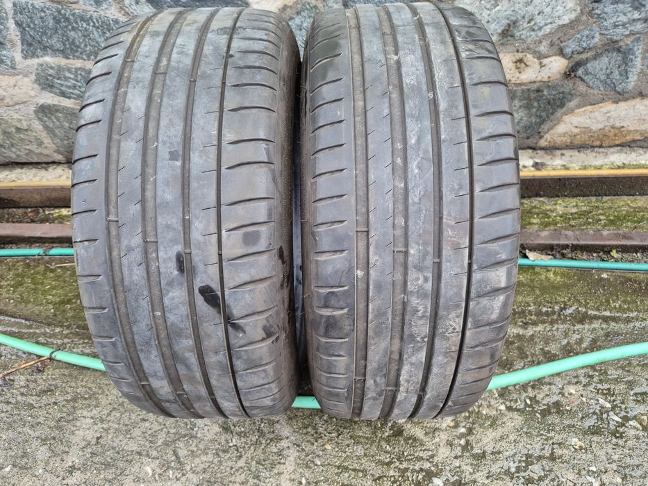 2бр летни гуми мишелин пилот спорт/ 225-45-17/ 2020г/ 4.3мм грайфер/