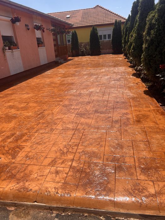 #beton amprentat Romania#