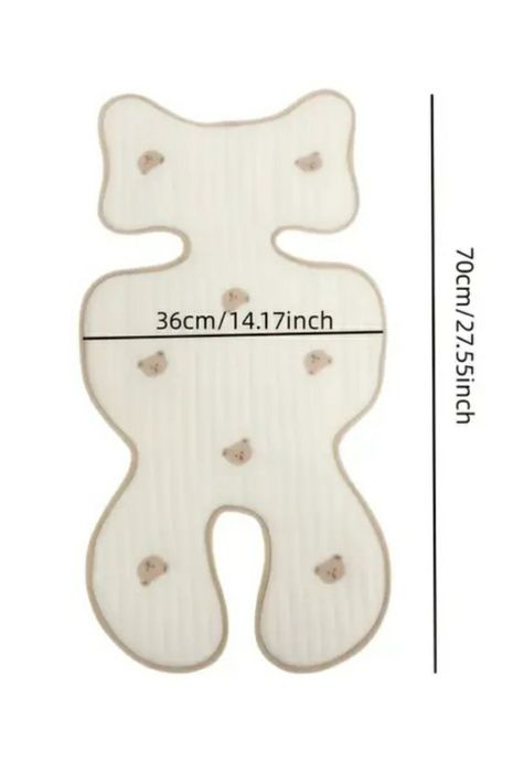 Универсална дишаща бебешка подложка за количка или столче за кола