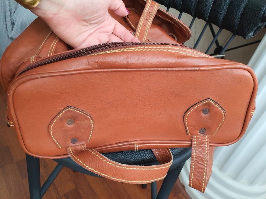 Городской кожаный рюкзак