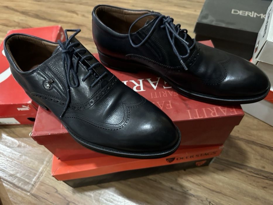 Мужские туфли кожаные