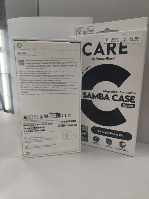 Iphone 16e Black 128gb Гаранция!