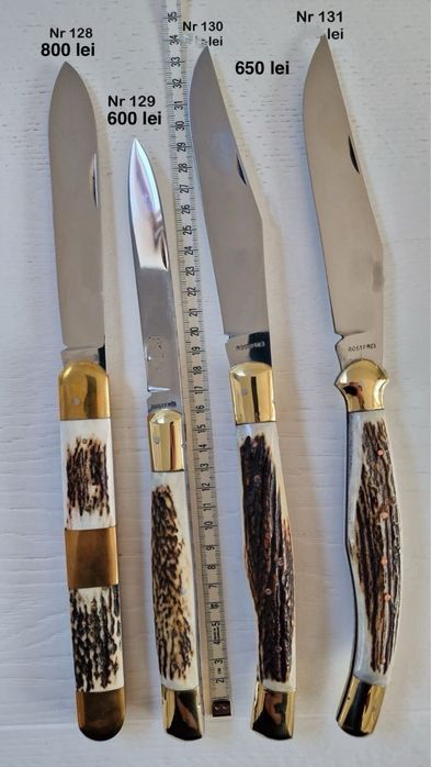 Briceag unguresc, briceagul lucrat manual, vanatoresc, traditional