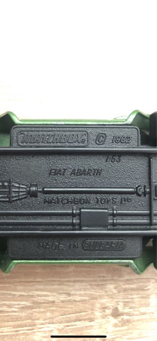 Fiat Abarth Matchbox