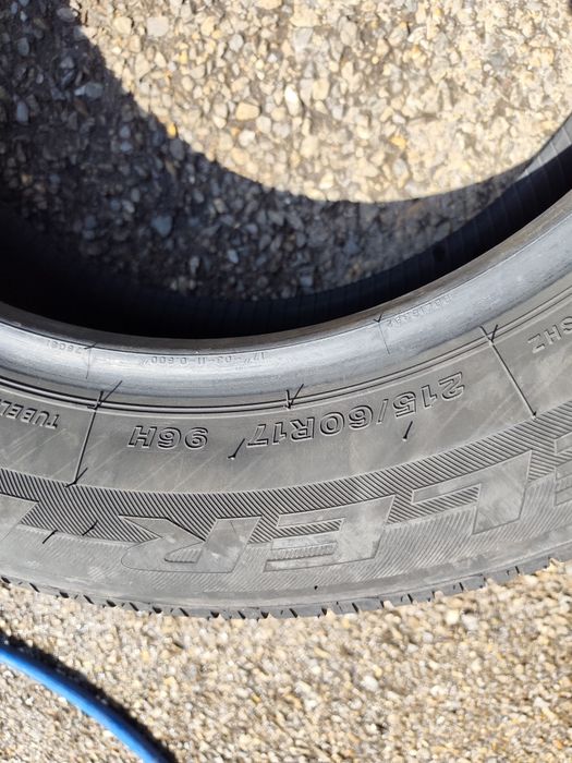 215/65/16" 4бр Bridgestone dueler, dot4020.7mm