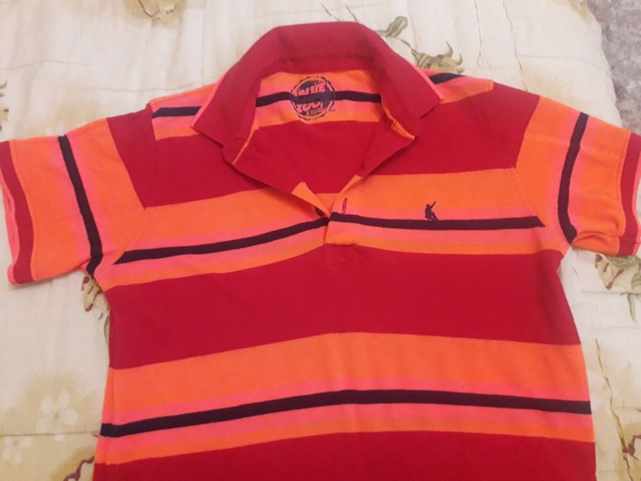 Тениска с яка 12 - 13 г