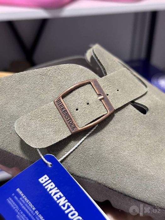 Birkenstock замшевые сабо