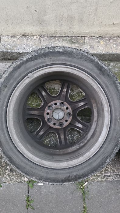 Оригинални джанти зa Мерцедес/Mercedes 16" 5x112 - 6.5J ET32 с гуми (2 зимни + 2 летни)