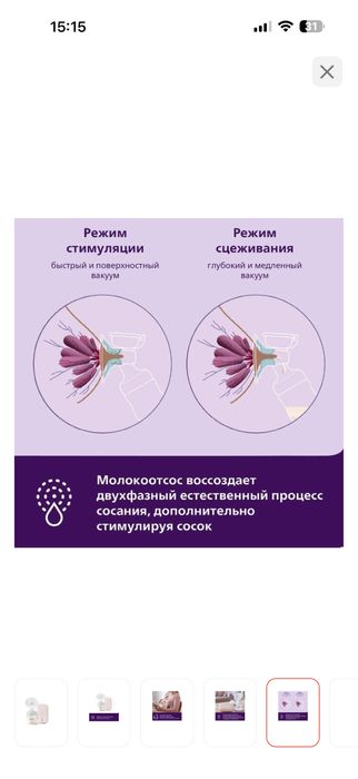 Молокоотсос Philips Avent