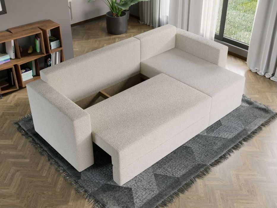 Coltar Extensibil Alfa plusat aspect lana alba