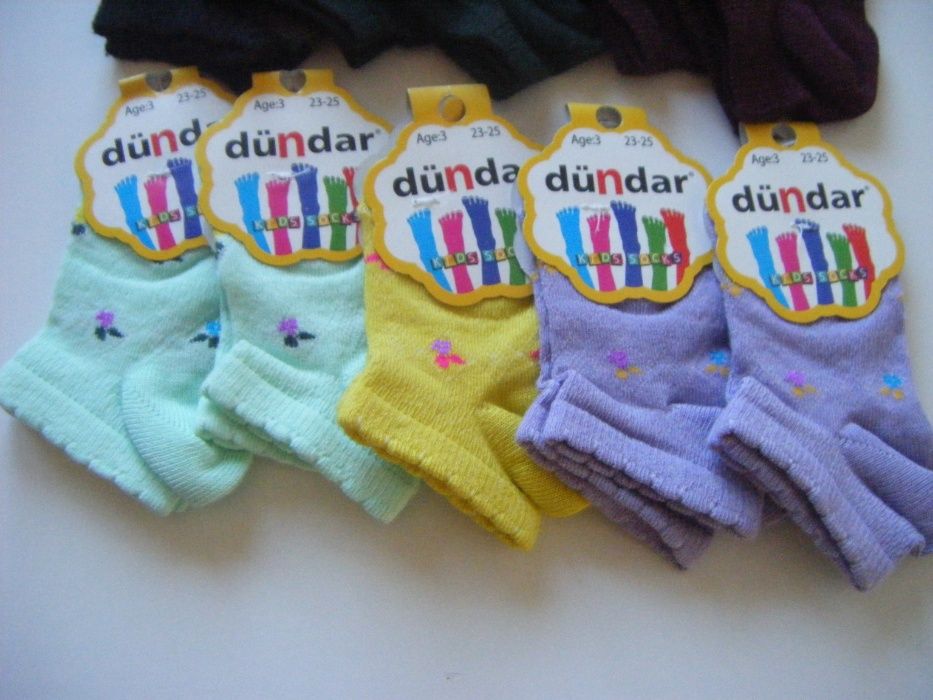 Детски чорапи с къс конч