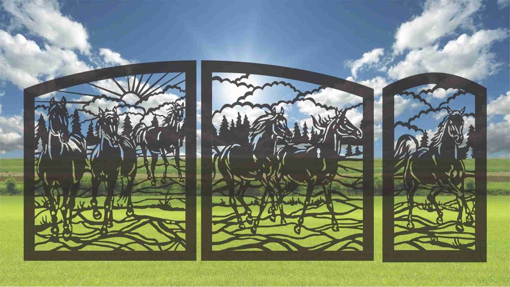 Чертеж ворот для плазменной резки.