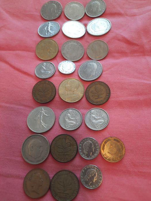 Vând monezi vechi romanesti străine