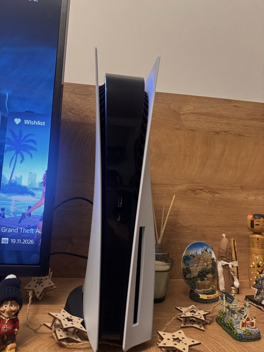 PlayStation 5 Disk Edition 825GB (PS5) + Controller + Joc AC Mirage