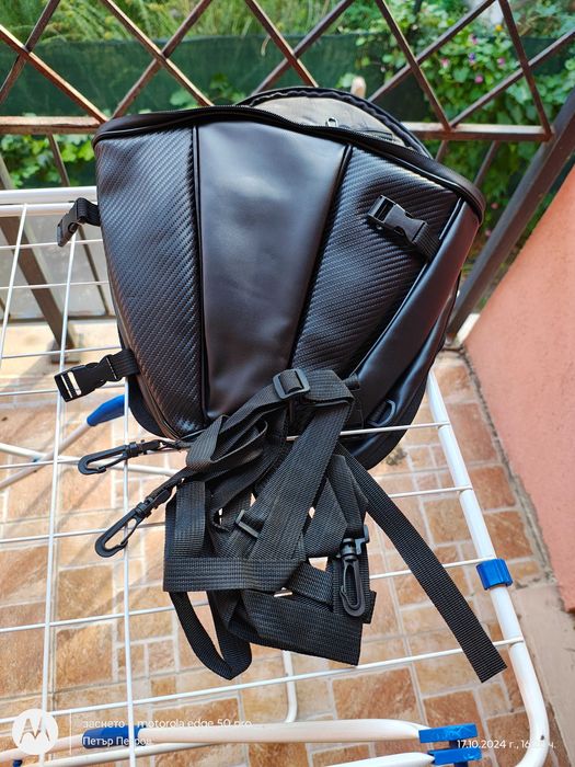 Сак за опашката на мотор кожен чисто нов водоустойчив два модела с лог