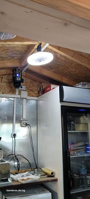 Лед лампа с вентилатор и дистанционно управление