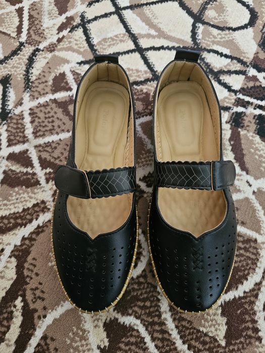 Летние женские туфли-мокасины