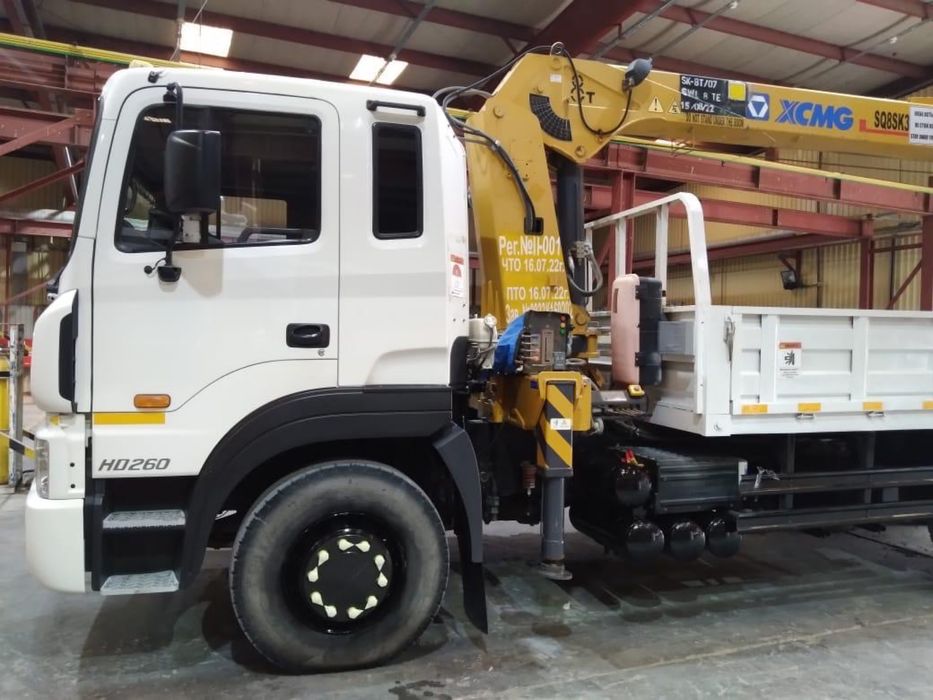 Hyundai HD260 кран манипулятор