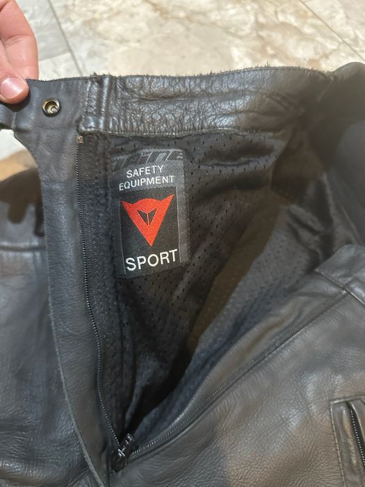 Pantaloni Moto Piele Dainese - Mărimea 46 EU S - Protecții Pro, Stare Foarte Bună!