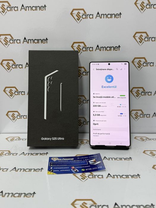 Samsung S25 Ultra 256Gb ( stare noua ) Sara Amanet